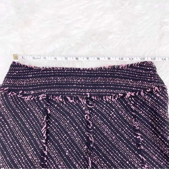 VINTAGE Vanity Fair Tweed Skirt Suit Pink And Black - Picture 12 of 16